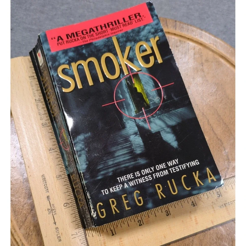 1999 Smoker Greg Rucka Atticus Kodiak 3 Vintage‎ Bantam Mass Market Paperback